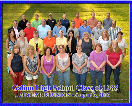 GHS Class of 1983 Class Reunion Photo - 2013